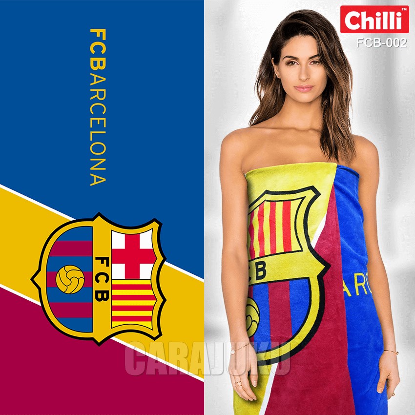 CHILLI ผ้าขนหนู บาร์เซโลนา Barcelona FCB-002
