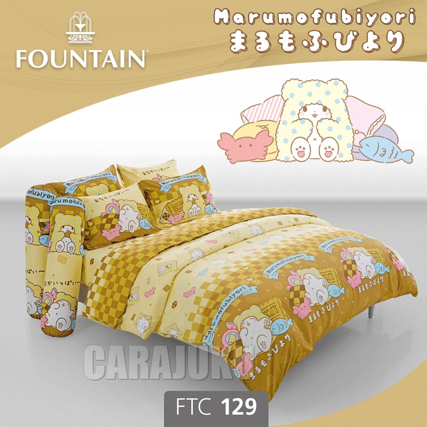 FOUNTAIN ชุดผ้าปูที่นอน ม็อปปุ Marumofubiyori Moppu FTC129
