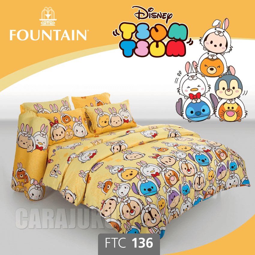 FOUNTAIN ชุดผ้าปูที่นอน ซูมซูม Tsum Tsum FTC136