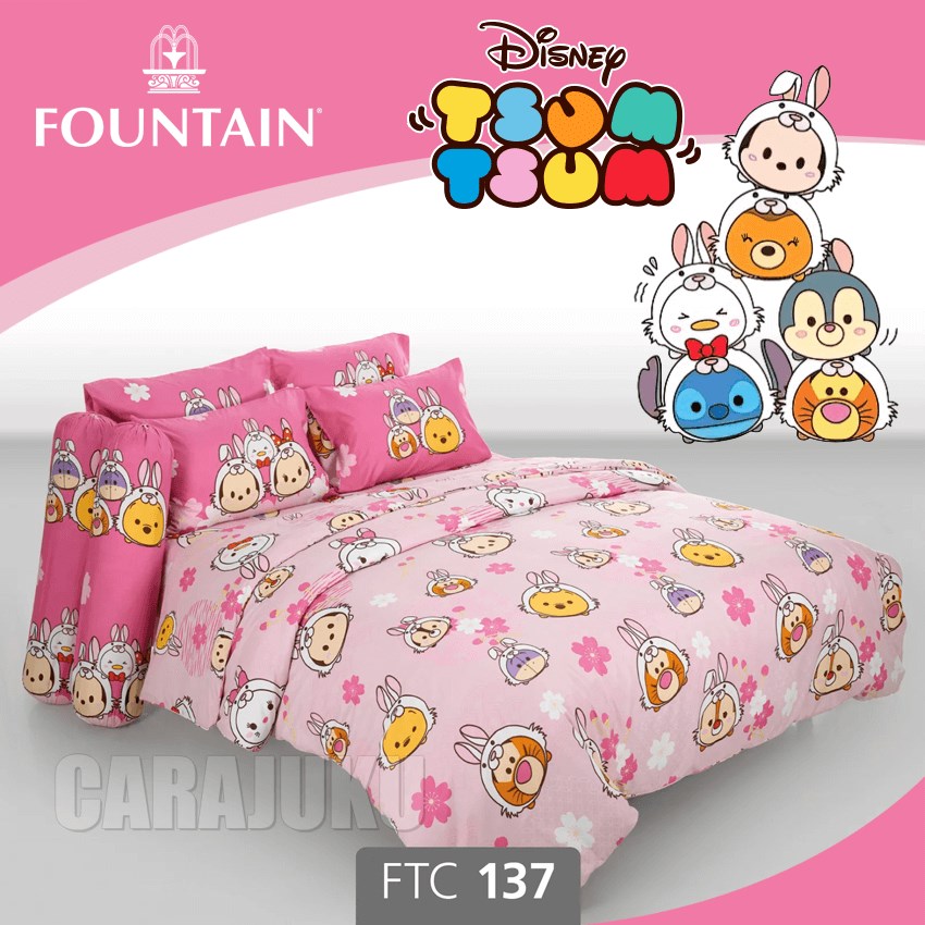FOUNTAIN ชุดผ้าปูที่นอน ซูมซูม Tsum Tsum FTC137