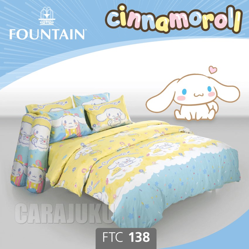 FOUNTAIN ชุดผ้าปูที่นอน ชินนามอนโรล Cinnamoroll FTC138