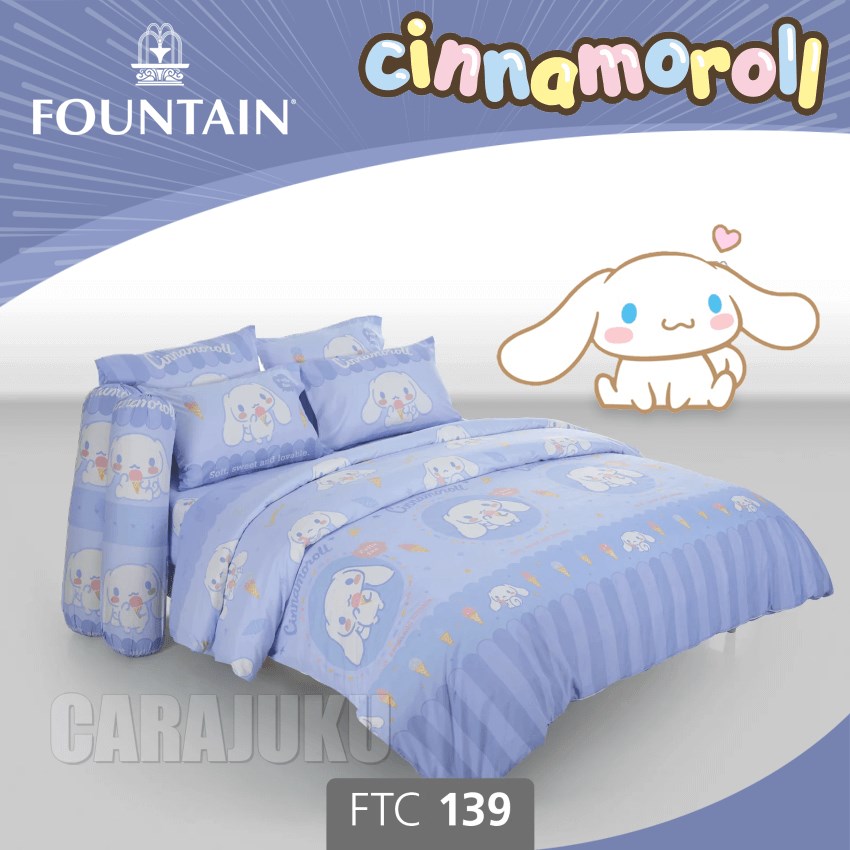 FOUNTAIN ชุดผ้าปูที่นอน ชินนามอนโรล Cinnamoroll FTC139