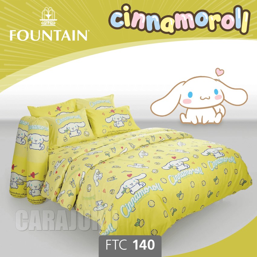 FOUNTAIN ชุดผ้าปูที่นอน ชินนามอนโรล Cinnamoroll FTC140