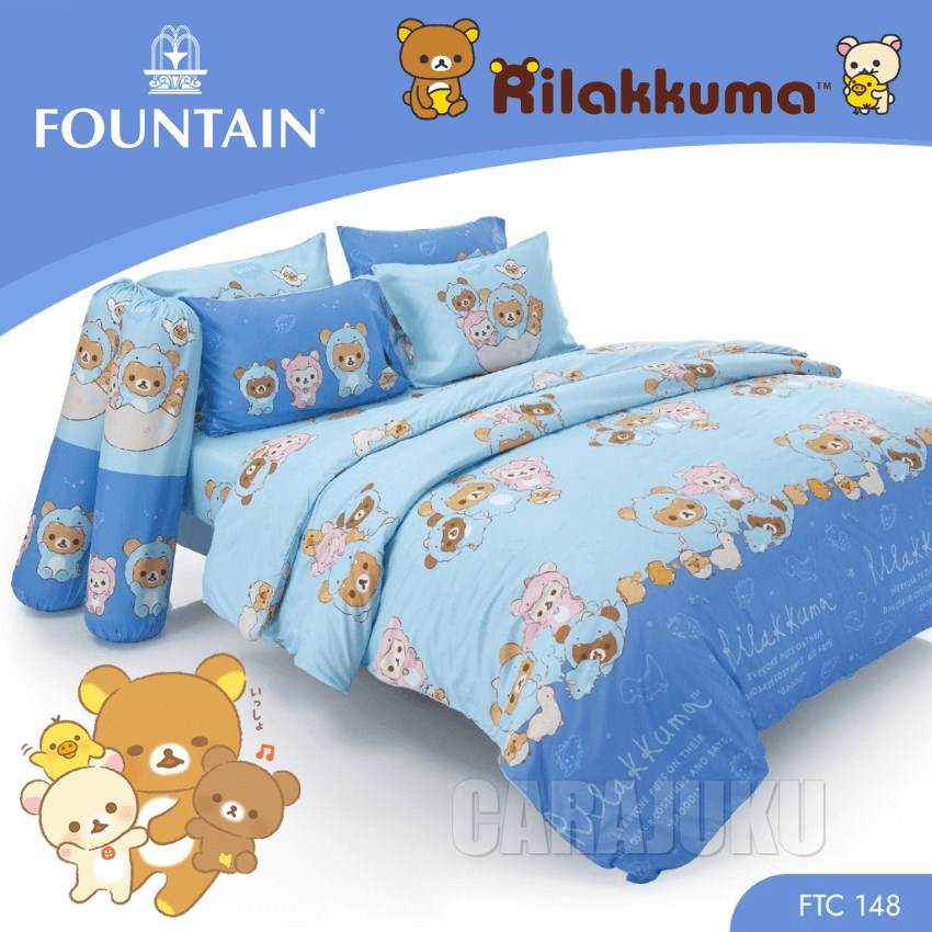 FOUNTAIN ชุดผ้าปูที่นอน ริลัคคุมะ Rilakkuma FTC148