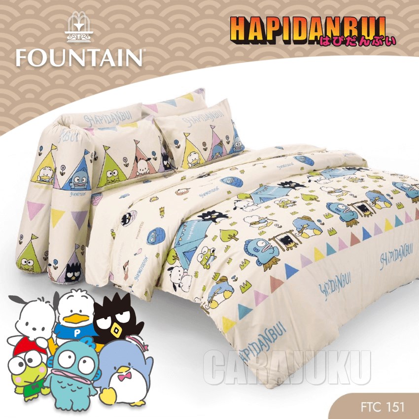 FOUNTAIN ชุดผ้าปูที่นอน ฮาปิดันบุย Hapidanbui FTC151