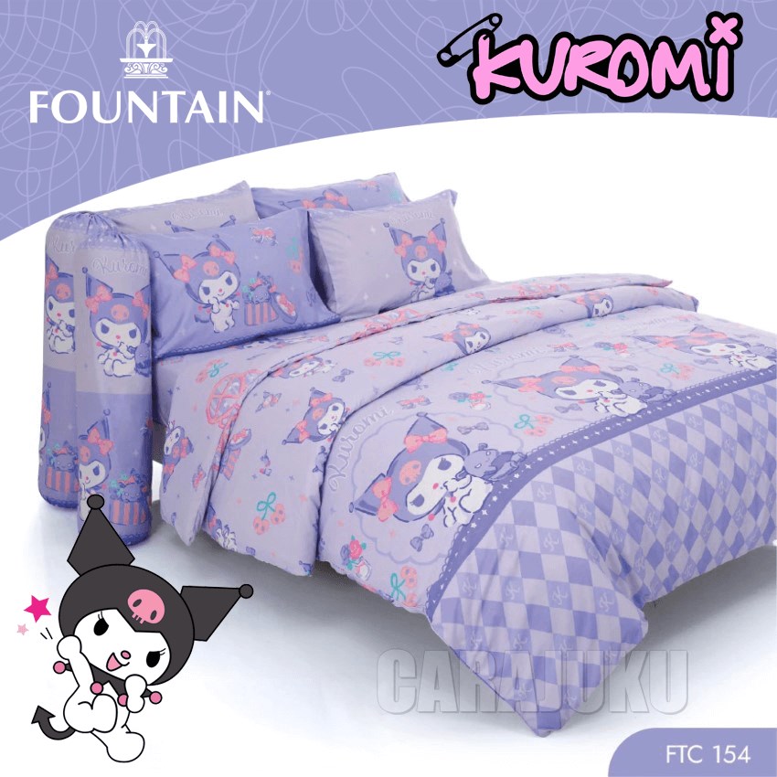 FOUNTAIN ชุดผ้าปูที่นอน คุโรมิ Kuromi FTC154