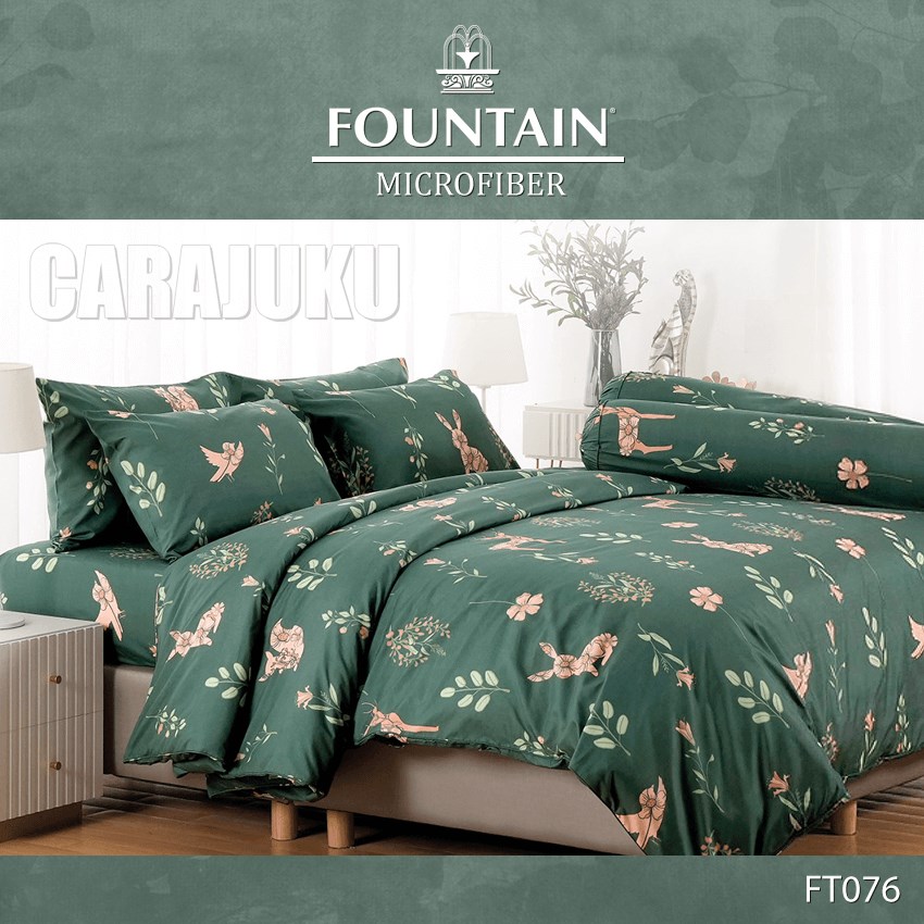 FOUNTAIN ชุดผ้าปูที่นอน พิมพ์ลาย Graphic FT076