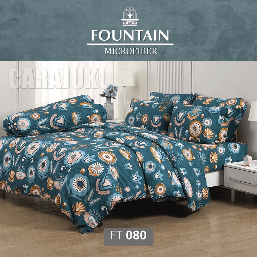 FOUNTAIN ชุดผ้าปูที่นอน พิมพ์ลาย Graphic FT080