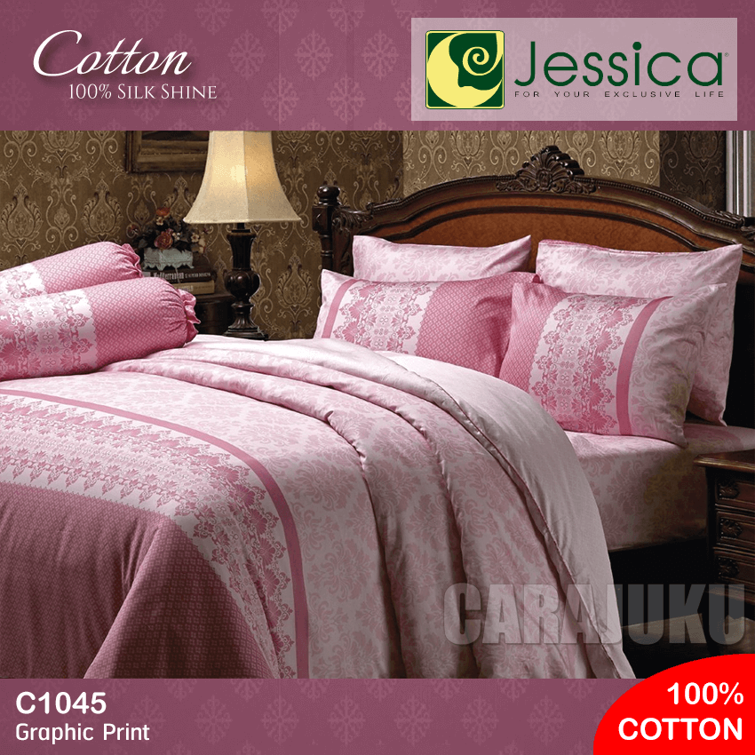 JESSICA ชุดผ้าปูที่นอน Cotton 100% พิมพ์ลาย Graphic C1045