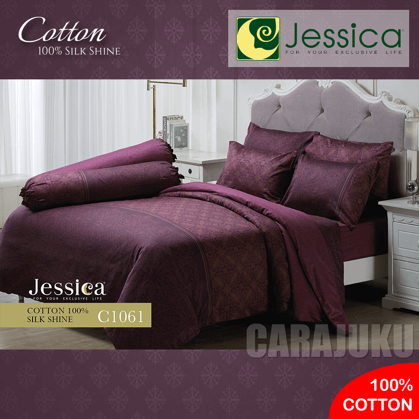 JESSICA ชุดผ้าปูที่นอน Cotton 100% พิมพ์ลาย Graphic C1061