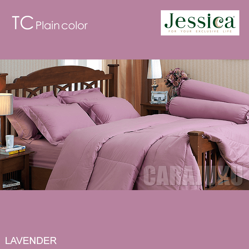 JESSICA ชุดผ้าปูที่นอน สีม่วงลาเวนเดอร์ LAVENDER