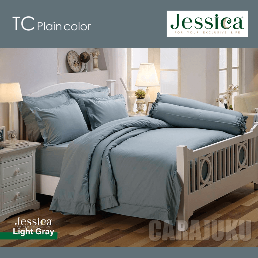 JESSICA ชุดผ้าปูที่นอน สีเทาอ่อน LIGHT GRAY