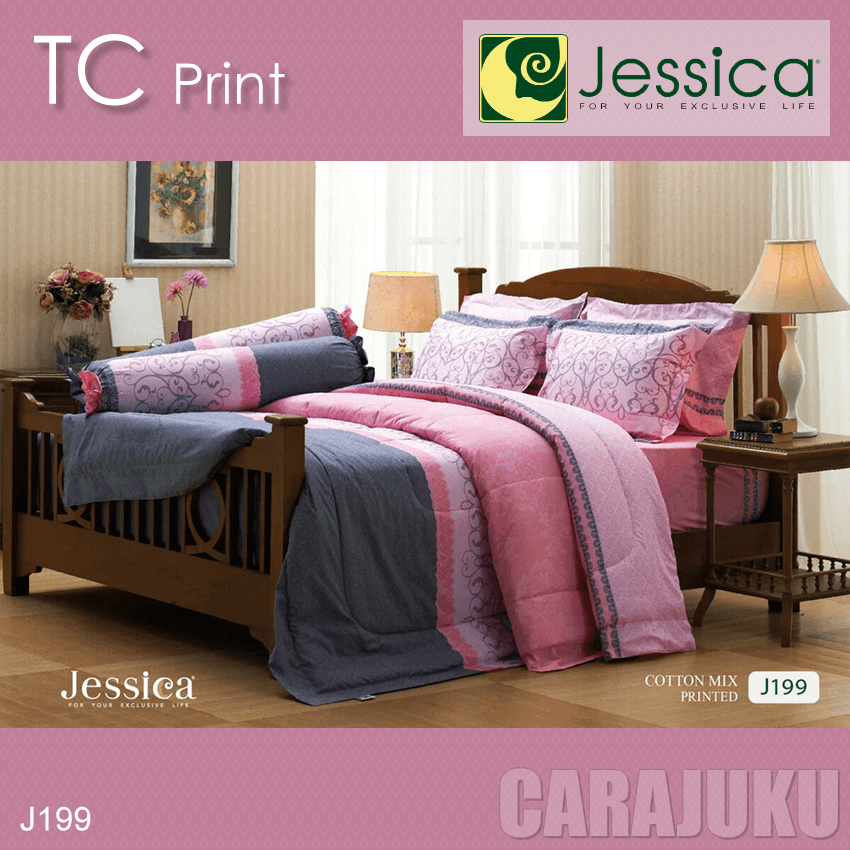 JESSICA ชุดผ้าปูที่นอน พิมพ์ลาย Graphic J199