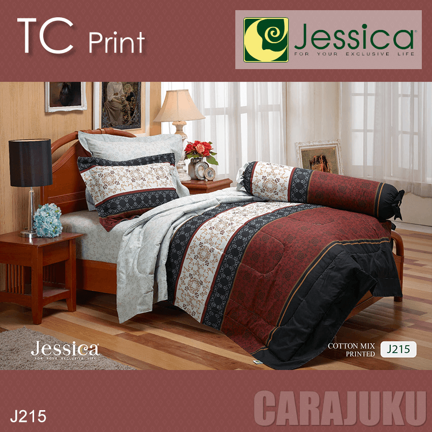 JESSICA ชุดผ้าปูที่นอน พิมพ์ลาย Graphic J215