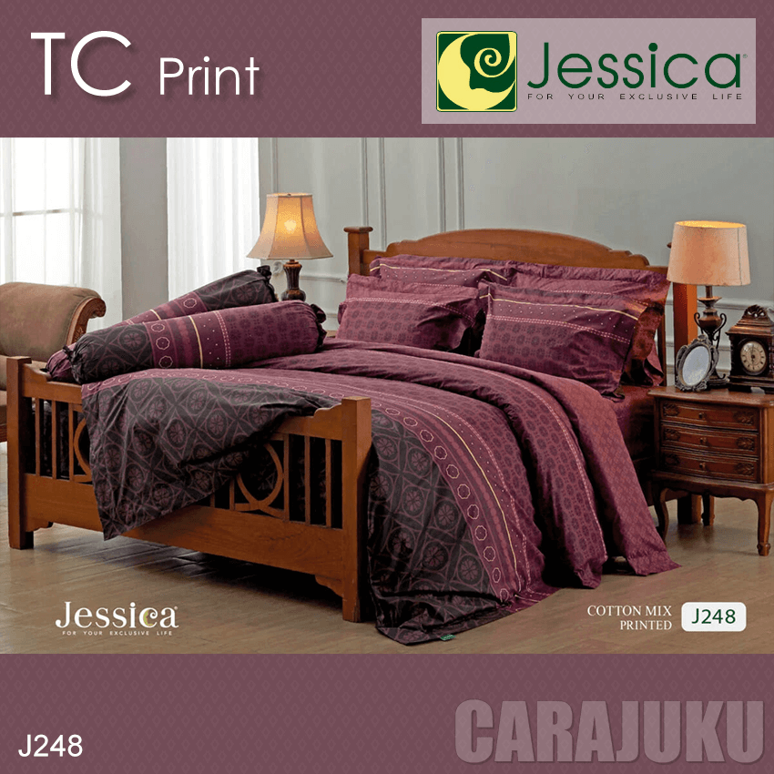 JESSICA ชุดผ้าปูที่นอน พิมพ์ลาย Graphic J248
