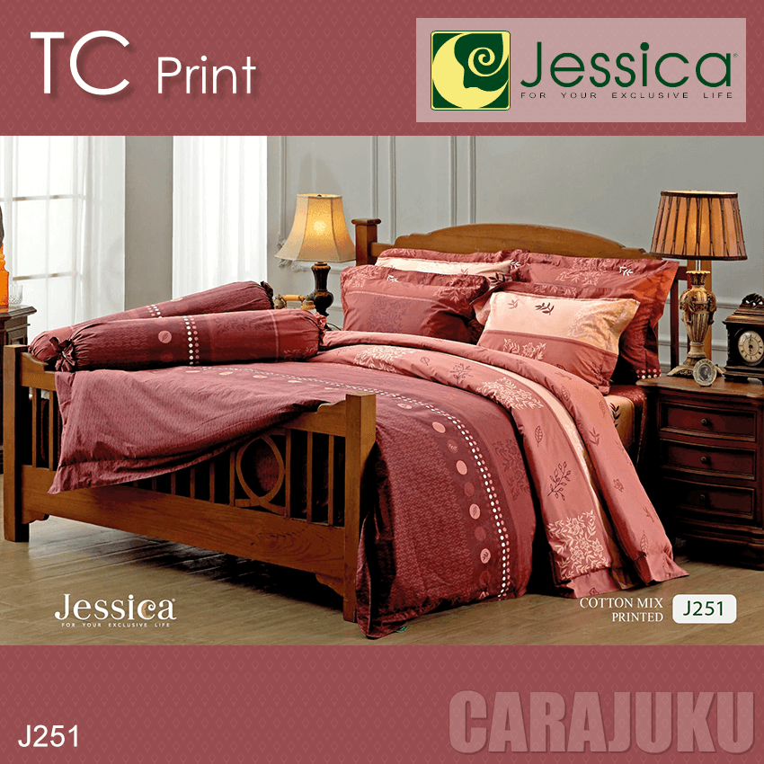 JESSICA ชุดผ้าปูที่นอน พิมพ์ลาย Graphic J251