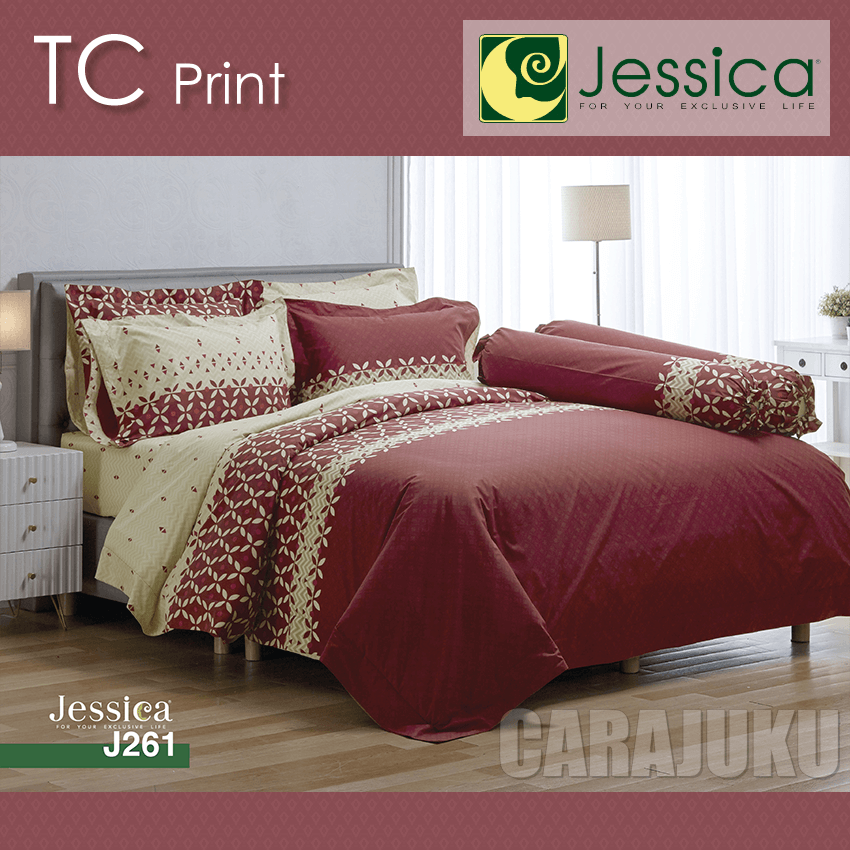 JESSICA ชุดผ้าปูที่นอน พิมพ์ลาย Graphic J261