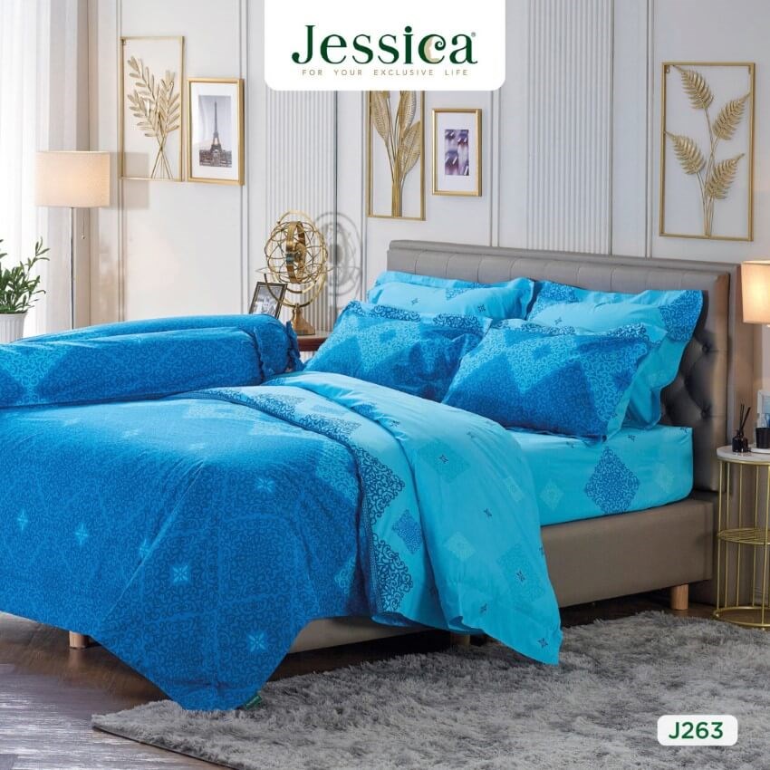 JESSICA ชุดผ้าปูที่นอน พิมพ์ลาย Graphic J263