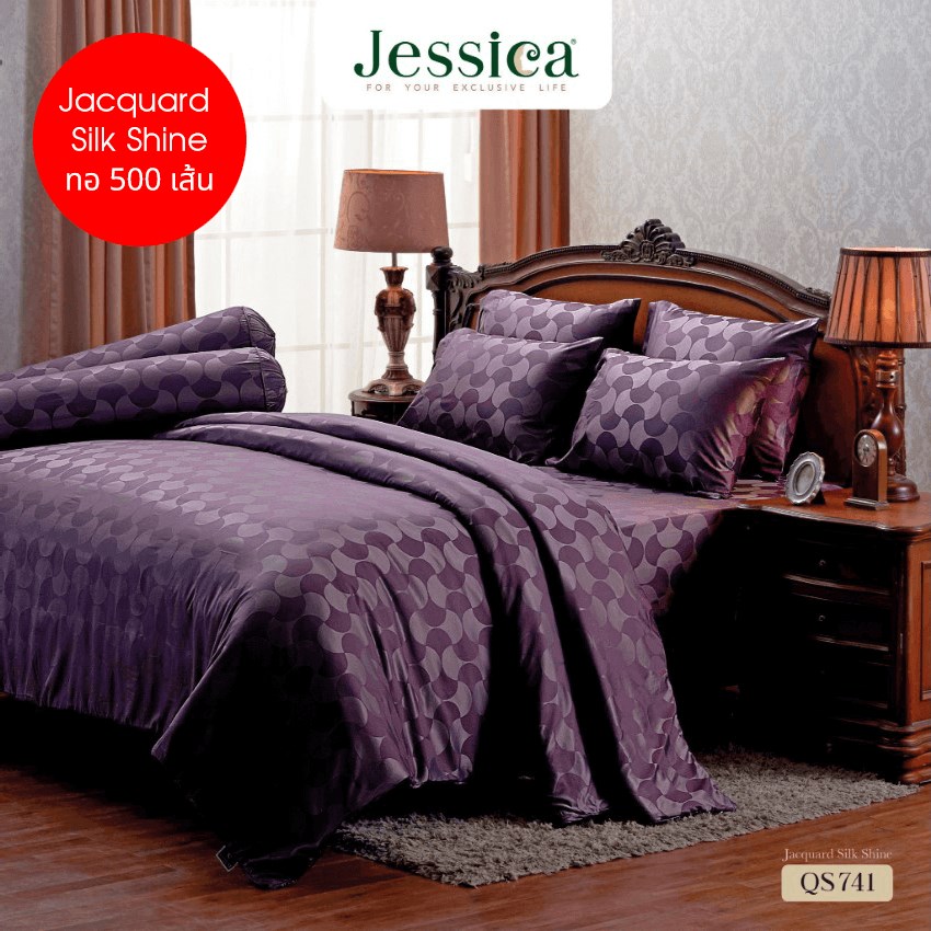 JESSICA ชุดผ้าปูที่นอน พิมพ์ลาย Graphic QS741
