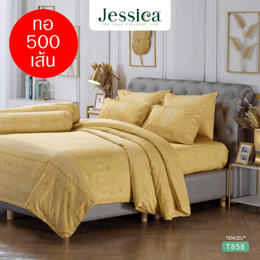 JESSICA ชุดผ้าปูที่นอน พิมพ์ลาย Graphic T858