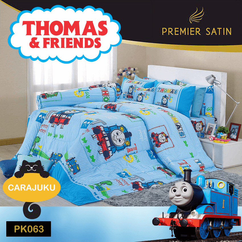 PREMIER SATIN ชุดผ้าปูที่นอน รถไฟโทมัส Thomas & Friends PK063