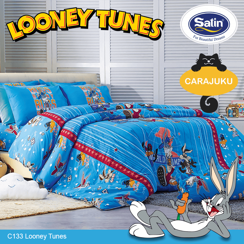 SATIN ชุดผ้าปูที่นอน ลูนี่ตูนส์ Looney Tunes C133