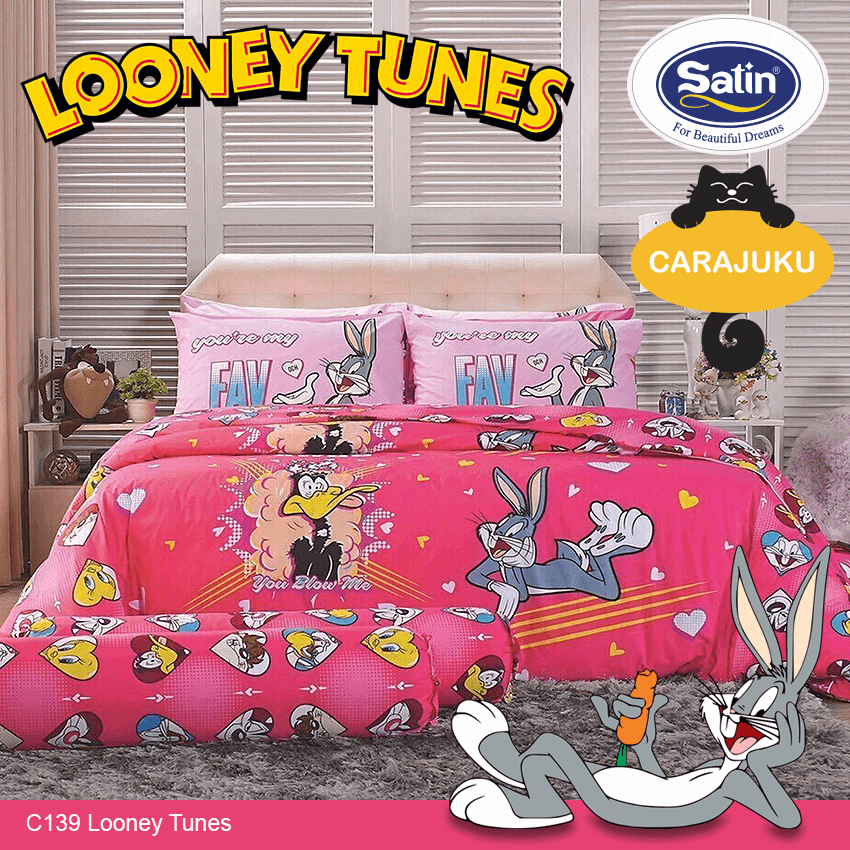 SATIN ชุดผ้าปูที่นอน ลูนี่ตูนส์ Looney Tunes C139