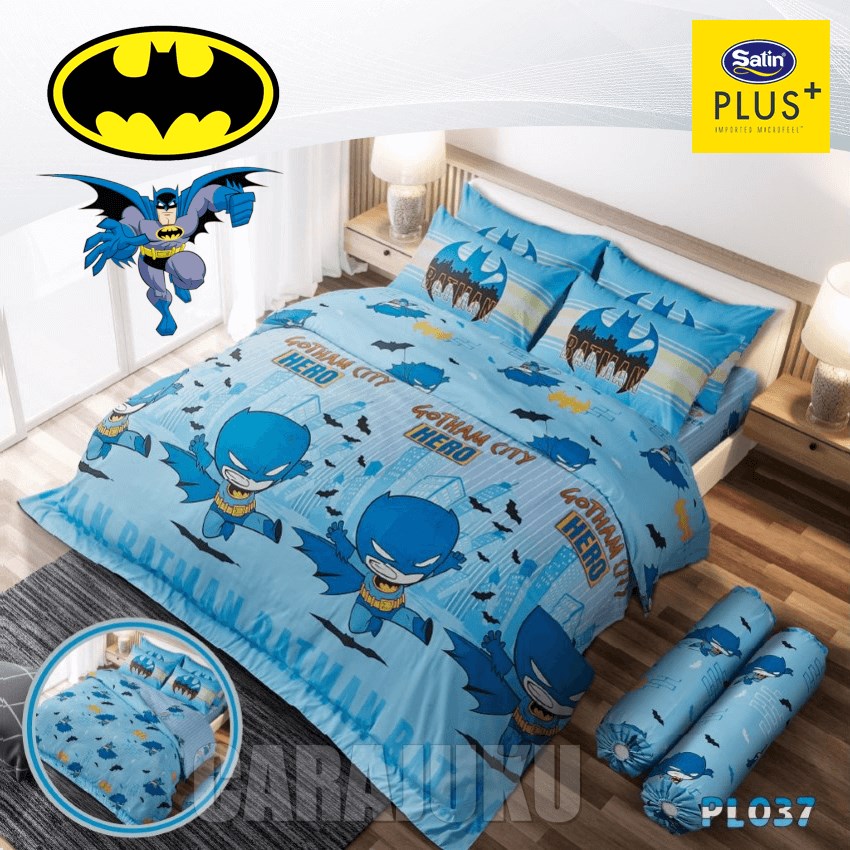 SATIN PLUS ชุดผ้าปูที่นอน แบทแมน Batman PL037