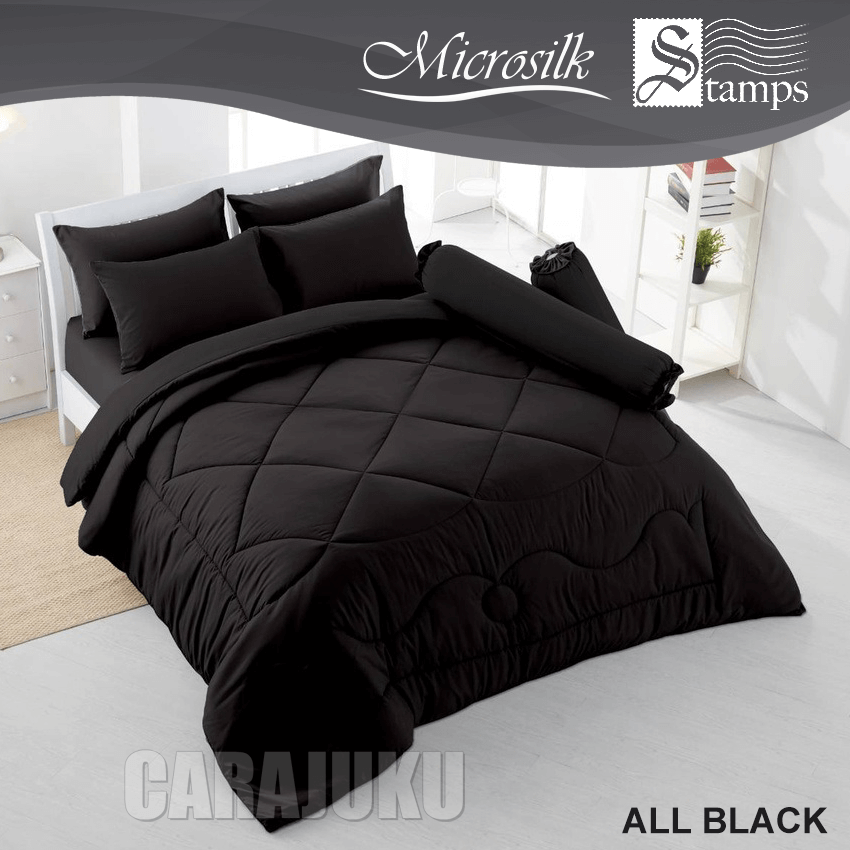 STAMPS ชุดผ้าปูที่นอน สีดำ ALL BLACK