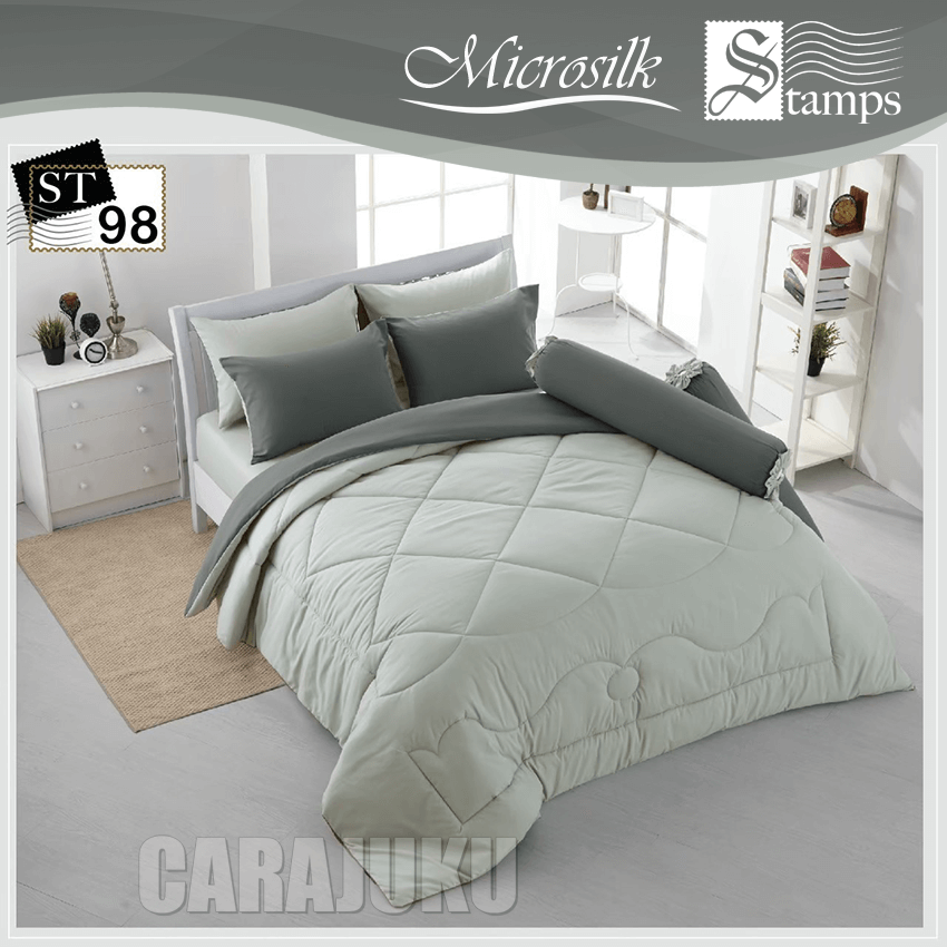 STAMPS ชุดผ้าปูที่นอน สีเทา Gray ST98