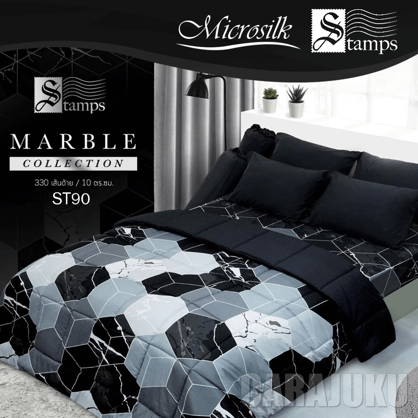 STAMPS ชุดผ้าปูที่นอน ลายหินอ่อน Marble ST90