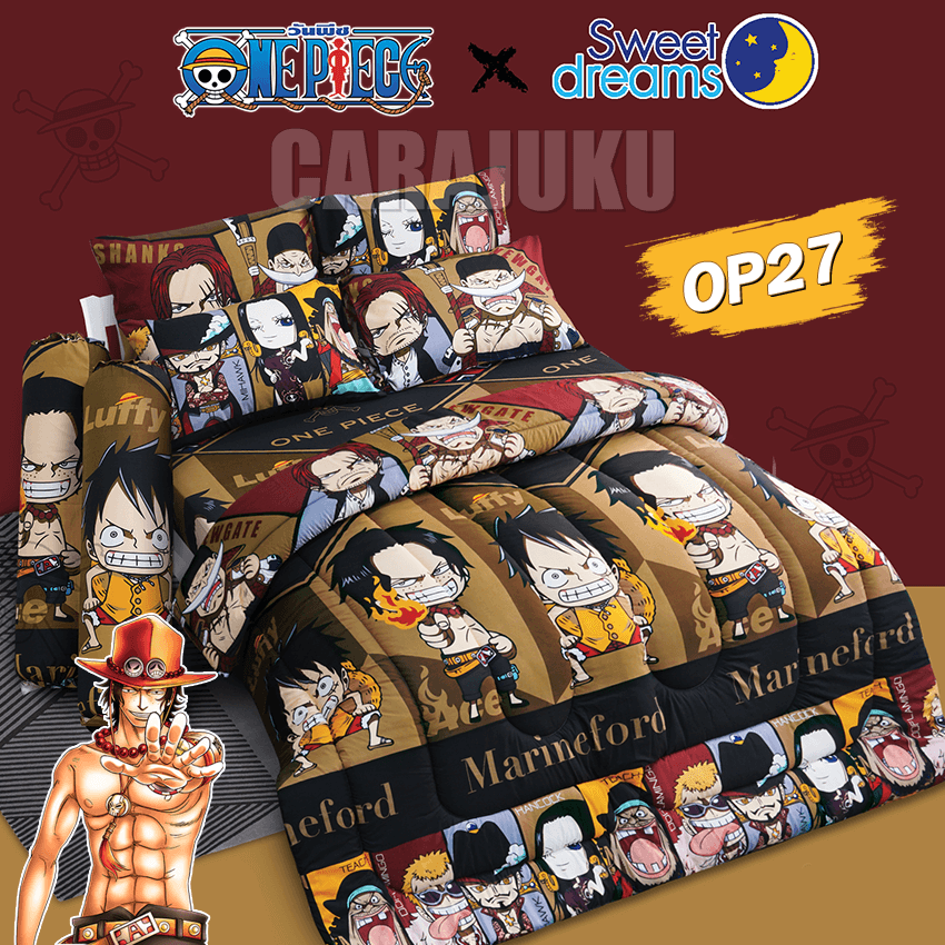 SWEET DREAMS ชุดผ้าปูที่นอน วันพีช (มารีนฟอร์ด) One Piece (Marineford) OP27