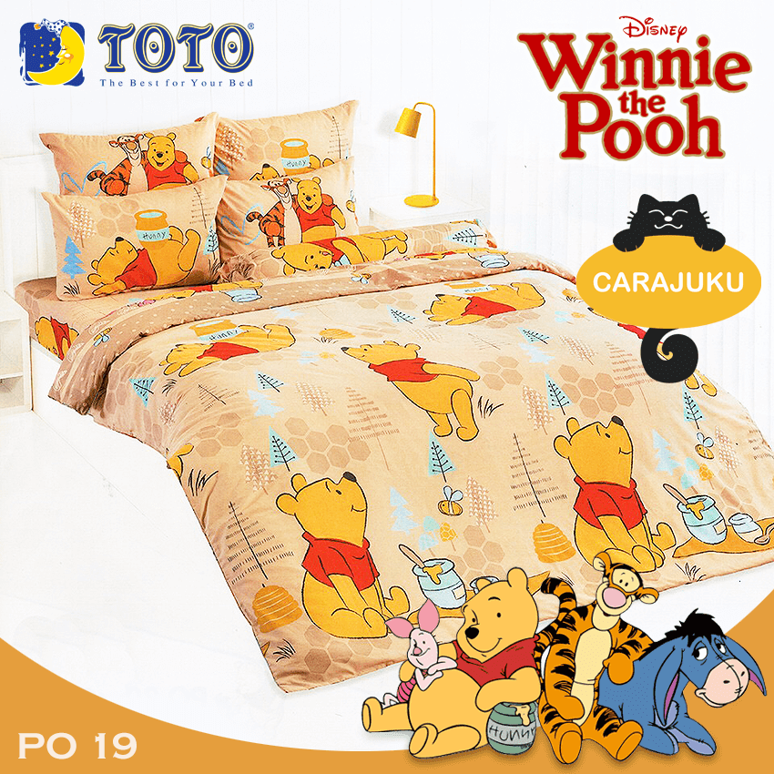 TOTO ชุดผ้าปูที่นอน หมีพูห์ Winnie The Pooh PO19