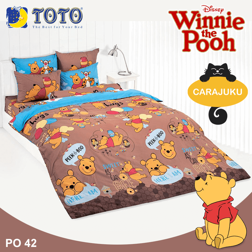 TOTO ชุดผ้าปูที่นอน หมีพูห์ Winnie The Pooh PO42