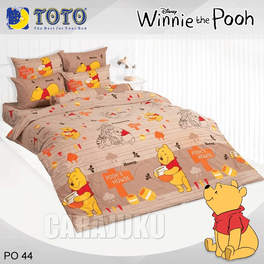 TOTO ชุดผ้าปูที่นอน หมีพูห์ Winnie The Pooh PO44