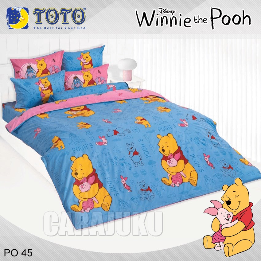 TOTO ชุดผ้าปูที่นอน หมีพูห์ Winnie The Pooh PO45