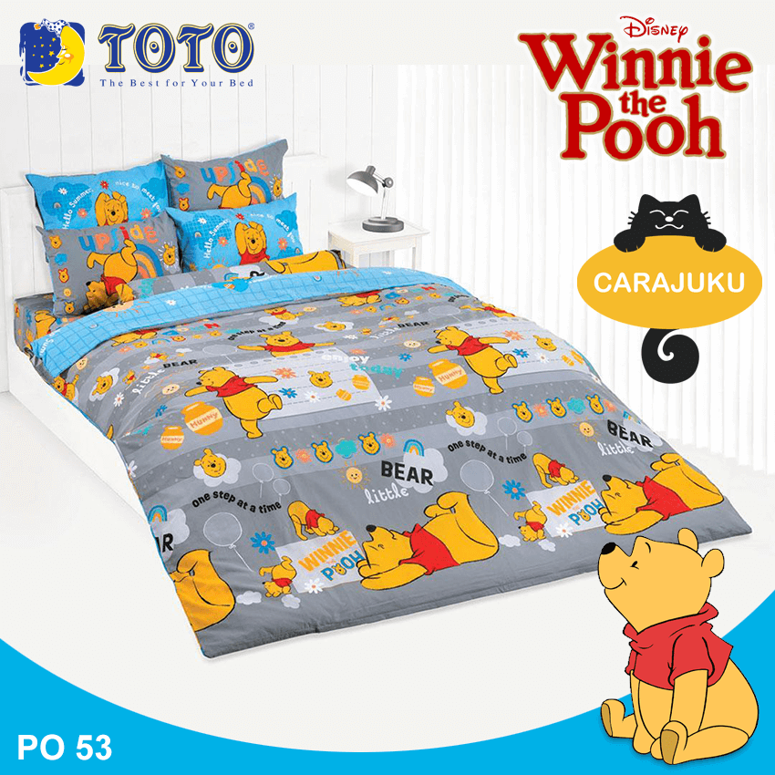 TOTO ชุดผ้าปูที่นอน หมีพูห์ Winnie The Pooh PO53