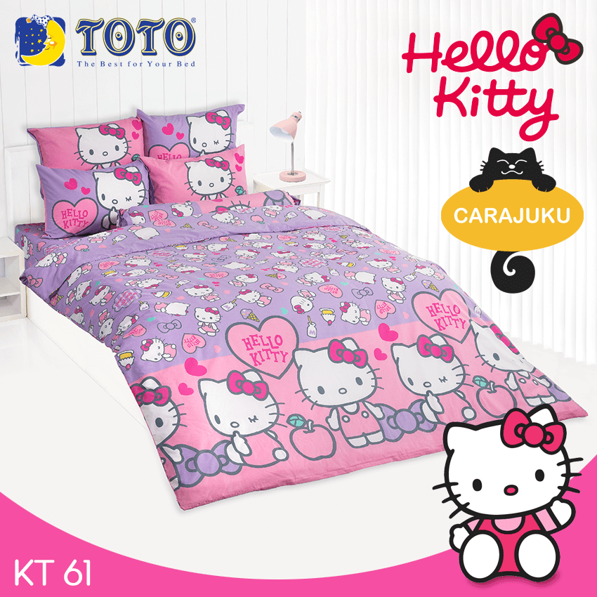 TOTO ชุดผ้าปูที่นอน คิตตี้ Hello Kitty KT61