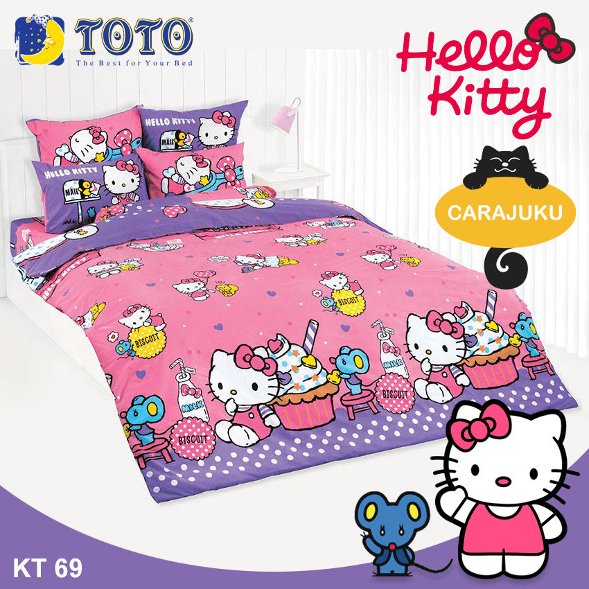TOTO ชุดผ้าปูที่นอน คิตตี้ Hello Kitty KT69