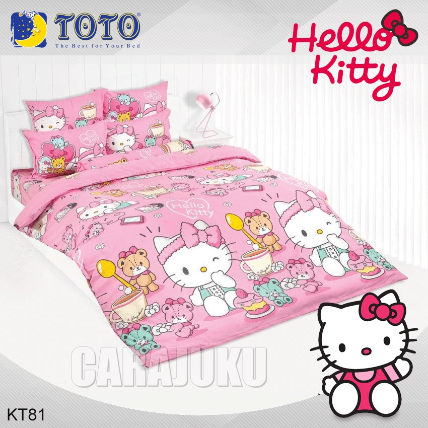 TOTO ชุดผ้าปูที่นอน คิตตี้ Hello Kitty KT81