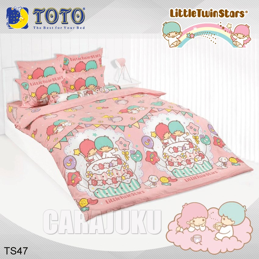 TOTO ชุดผ้าปูที่นอน ลิตเติ้ลทวินสตาร์ Little Twin Stars TS47