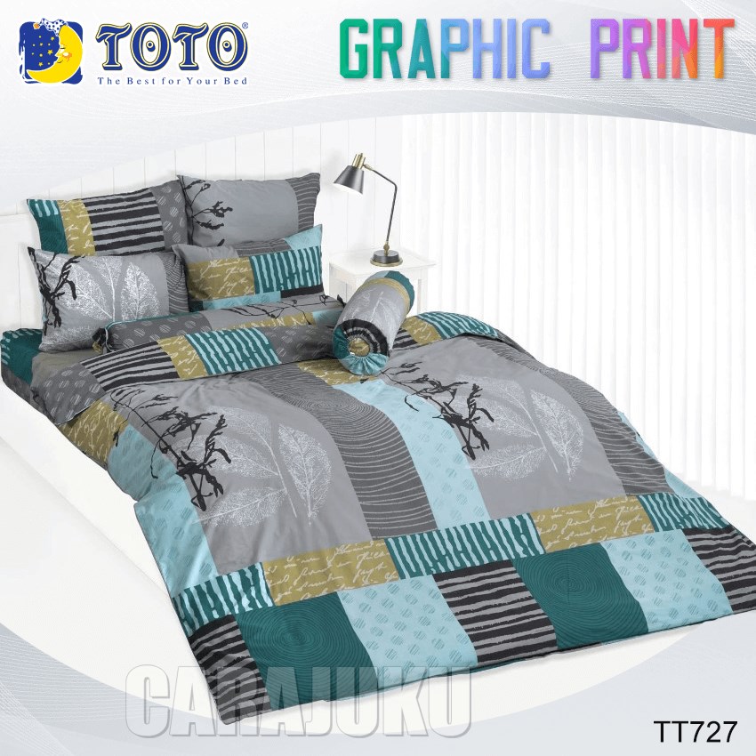 TOTO ชุดผ้าปูที่นอน ลายกราฟฟิก Graphic TT727