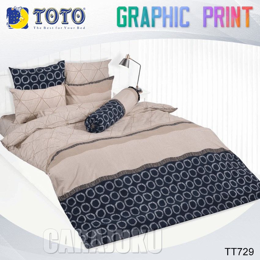 TOTO ชุดผ้าปูที่นอน ลายกราฟฟิก Graphic TT729