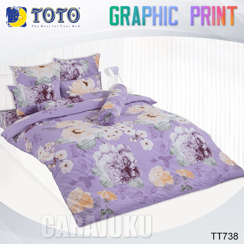 TOTO ชุดผ้าปูที่นอน ลายกราฟฟิก Graphic TT738