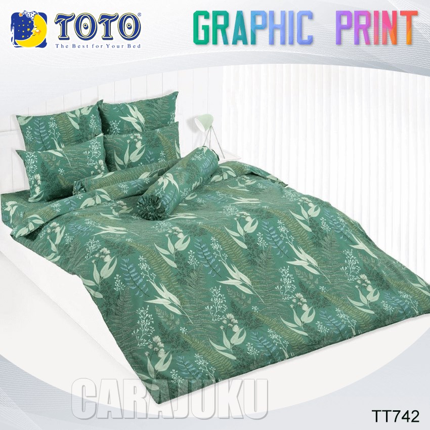 TOTO ชุดผ้าปูที่นอน ลายกราฟฟิก Graphic TT742