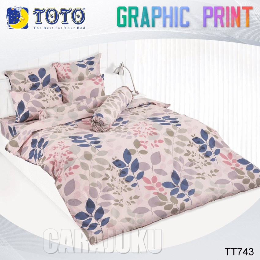 TOTO ชุดผ้าปูที่นอน ลายกราฟฟิก Graphic TT743