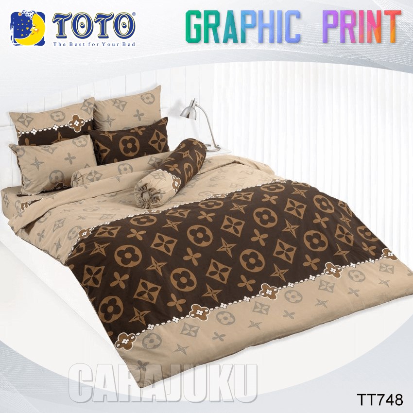 TOTO ชุดผ้าปูที่นอน ลายกราฟฟิก Graphic TT748