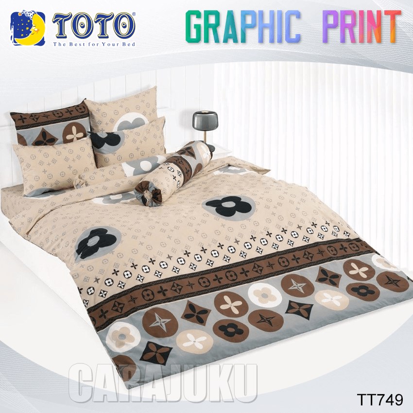 TOTO ชุดผ้าปูที่นอน ลายกราฟฟิก Graphic TT749