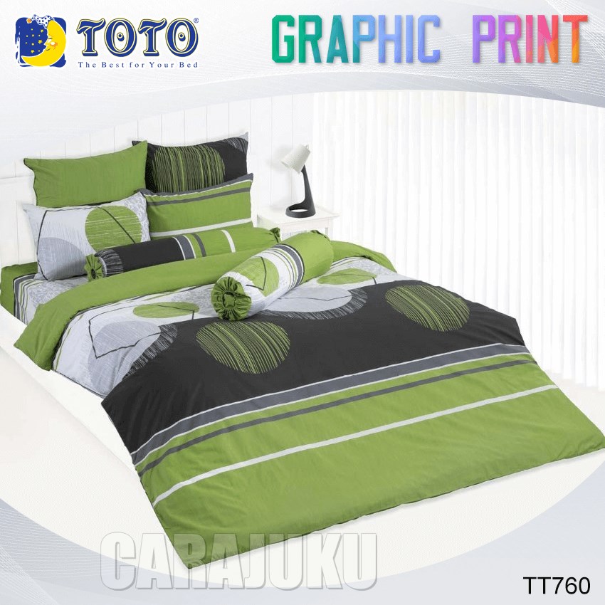 TOTO ชุดผ้าปูที่นอน ลายกราฟฟิก Graphic TT760