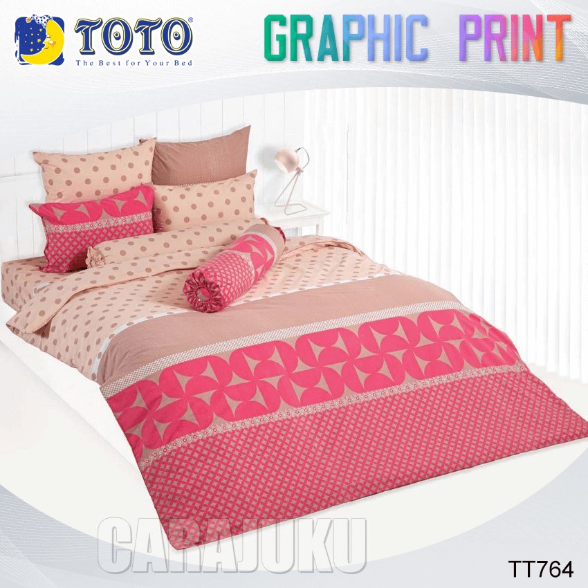 TOTO ชุดผ้าปูที่นอน ลายกราฟฟิก Graphic TT764